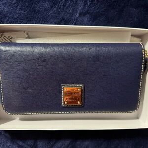 Dooney & Bourke Navy Zip Wallet